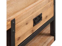 Mueble para TV madera de acacia maciza 140x40x45 cm