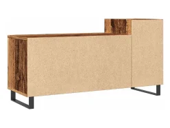 Mueble para TV madera ingeniería madera envejecida 100x35x55 cm