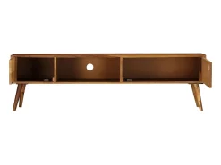 Mueble para TV madera maciza de sheesham 140x30x40 cm