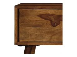 Mueble para TV madera maciza de sheesham 140x30x40 cm