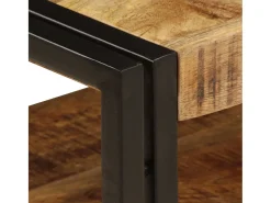Mueble para TV madera maciza de mango 120x35x45 cm ES94166