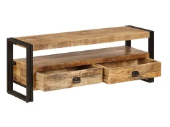 Mueble para TV madera maciza de mango 120x35x45 cm ES94166
