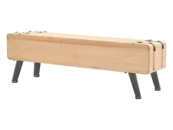Mueble para TV madera maciza de abeto 120x33x35 cm