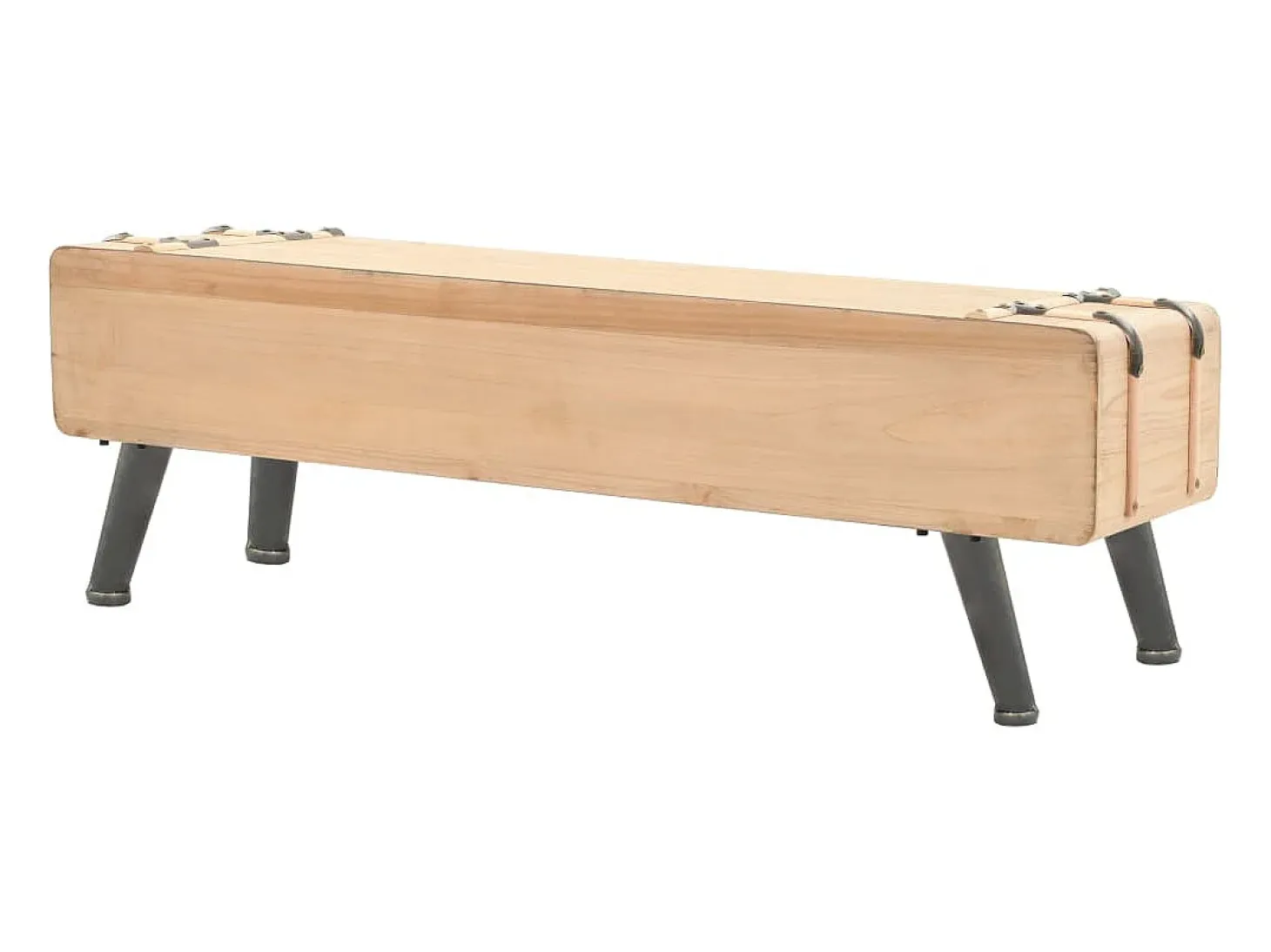 Mueble para TV madera maciza de abeto 120x33x35 cm