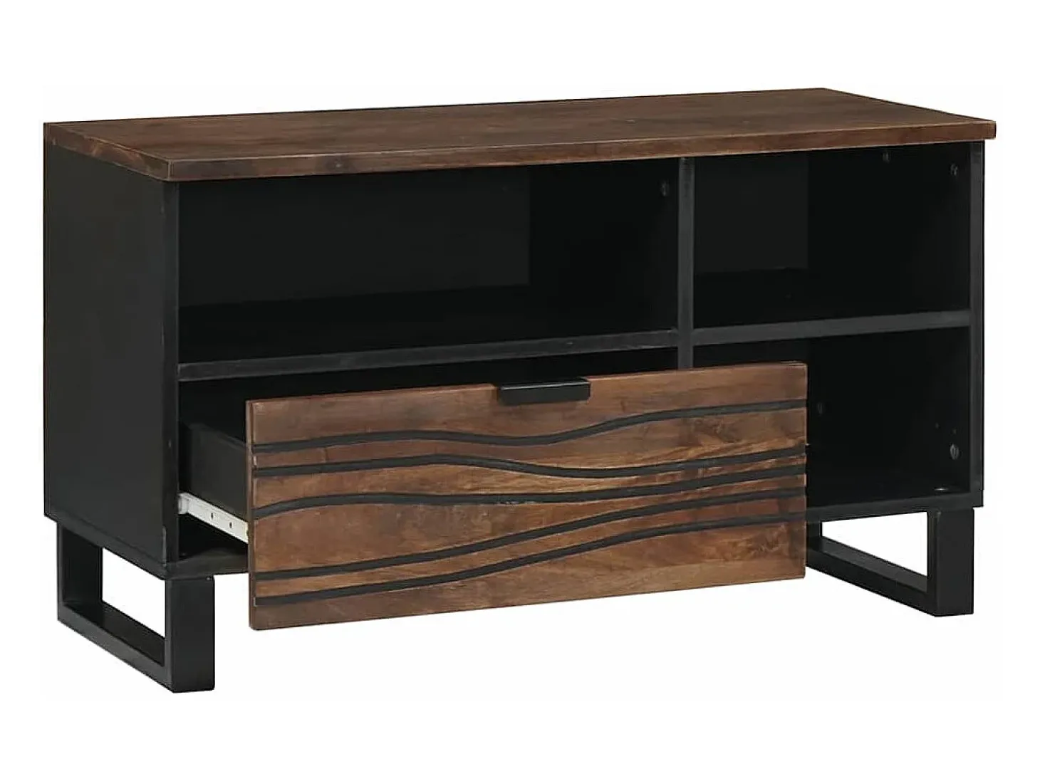 Mueble para TV Marrón 80 x 33 x 46 cm madera maciza de mango