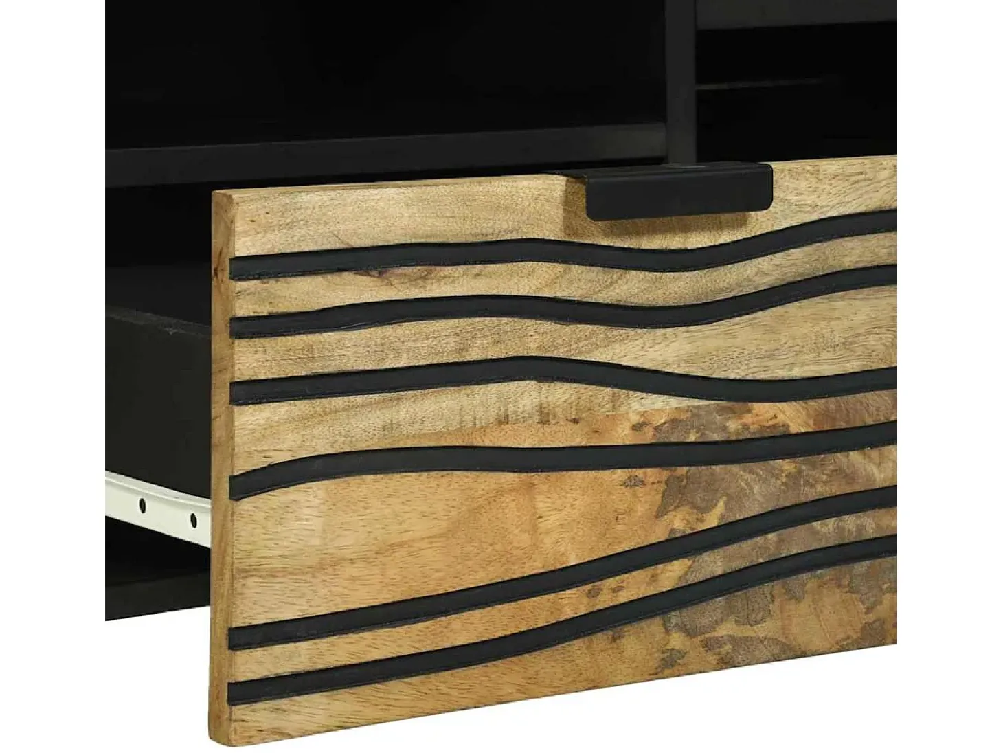 Mueble para TV Marrón 100 x 33 x 46 cm madera maciza de mango