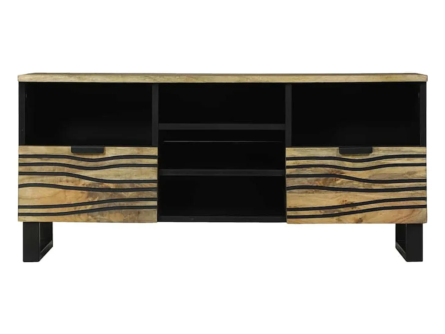 Mueble para TV Marrón 100 x 33 x 46 cm madera maciza de mango