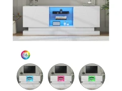 Mueble para TV moderno con LED de colores - apto para TV de 70
