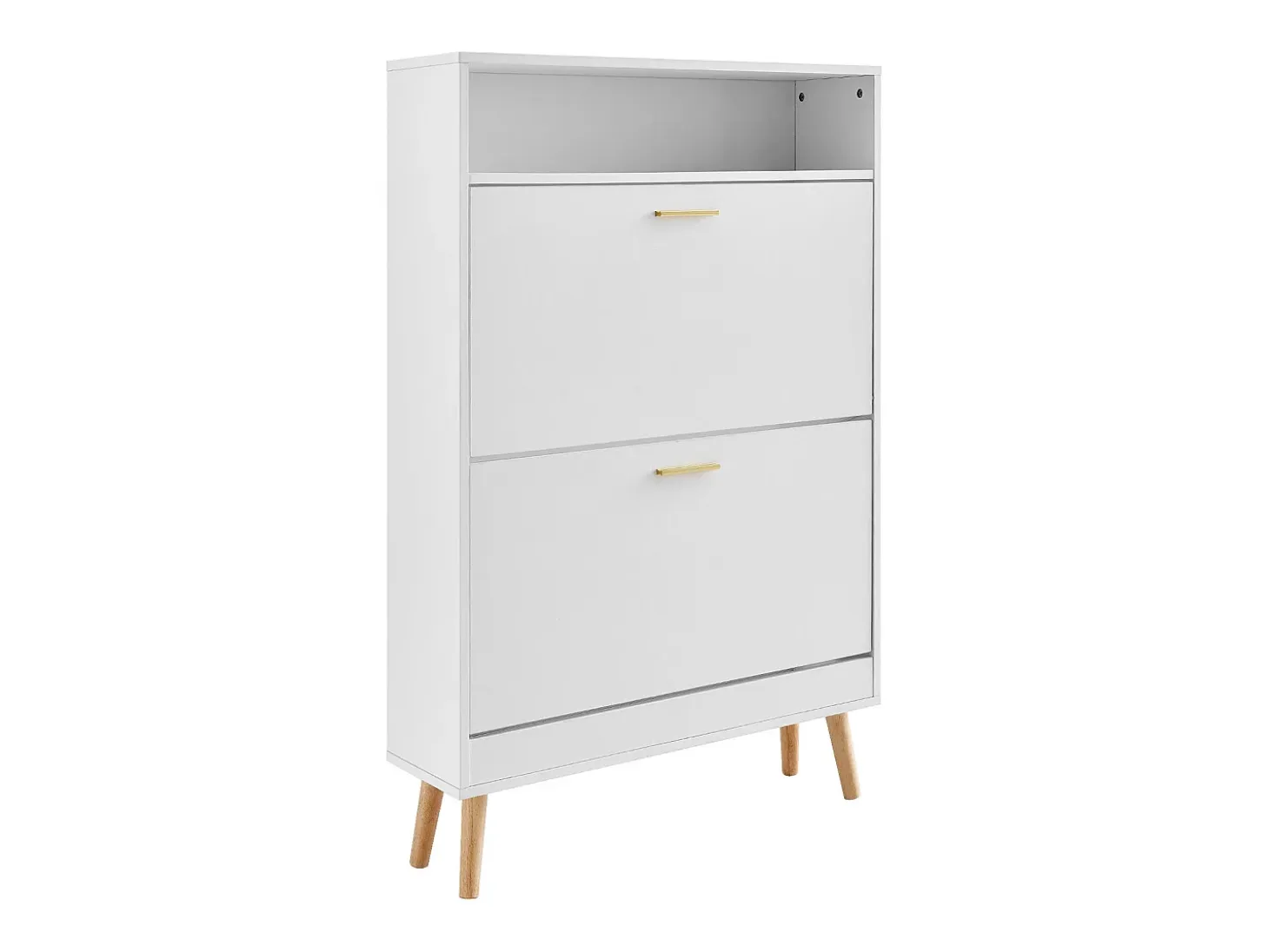 Mueble para Zapatos SucceBuy, 2 Cajones Plegables, Organizador de Almacenamiento para Entrada
