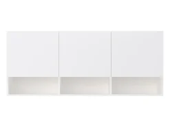 Mueble Suspendido haaus Malmo, 3 Puertas, Blanco, 144 x 27 x 60 cm