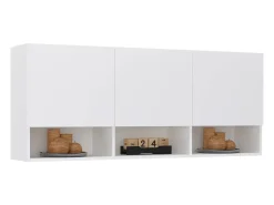 Mueble Suspendido haaus Malmo, 3 Puertas, Blanco, 144 x 27 x 60 cm