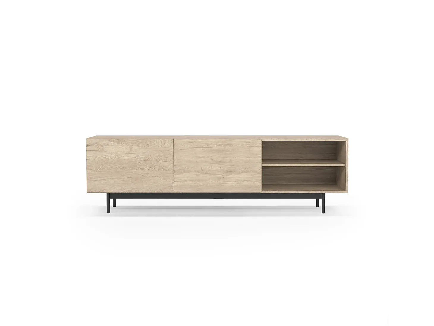 Mueble TV - A52cm x L180cm x F43cm - roble - Printed