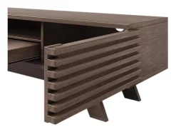 Mueble TV 150 cm - 1 cajón y 2 puertas - tablero de partículas - Marrón