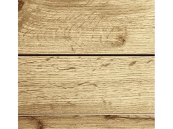 Mueble TV 180×38×50 cm - 2 puertas y 3 cajones - MDF + paneles de partículas - Negro + Natural