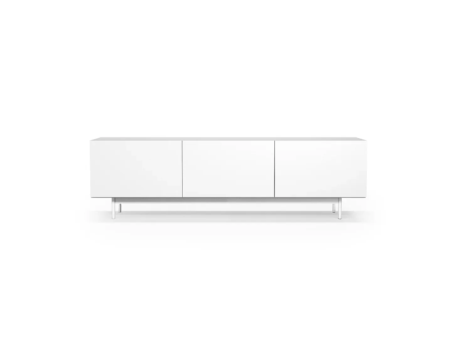 Mueble TV 3 puertas - A52cm x L180cm x F43cm - blanco - Printed