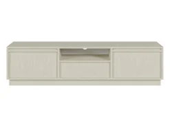 Mueble TV 3 puertas con 3 cajones - 154 cm - beige - EVO