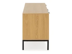 Mueble Tv Auri 3 puertas color Roble
