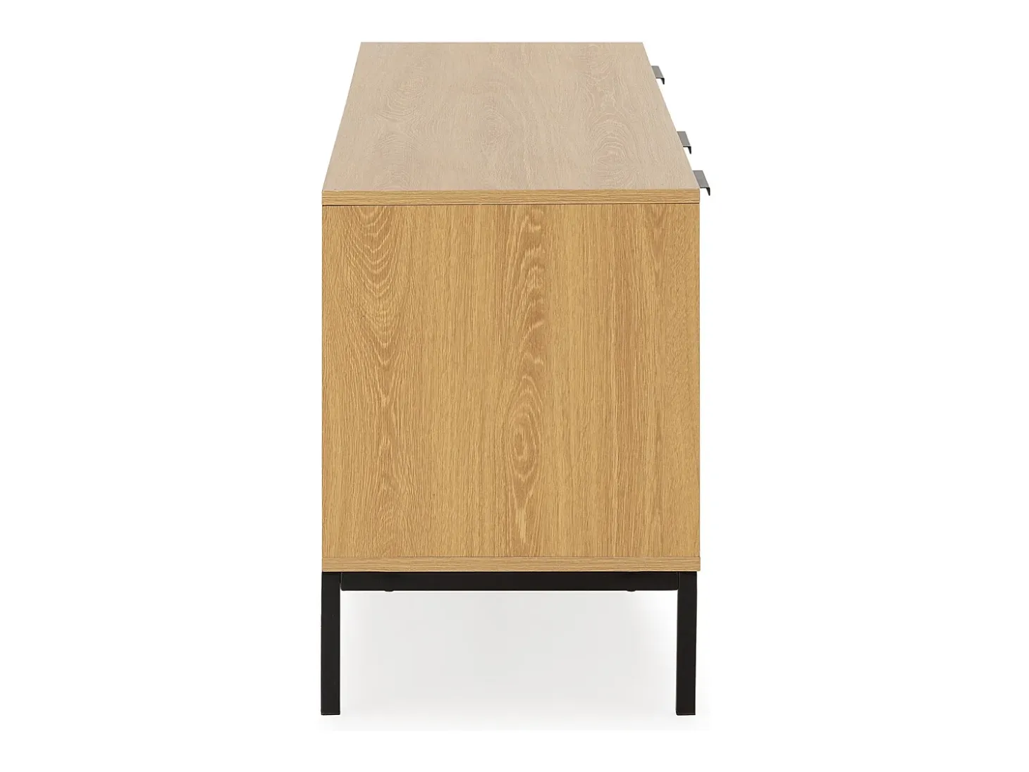 Mueble Tv Auri 3 puertas color Roble