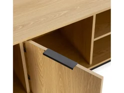Mueble Tv Auri 3 puertas color Roble