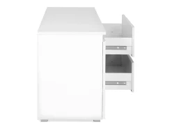 Mueble Tv Capetown 2 Puertas 2 Cajones 180X55X40 Blanco