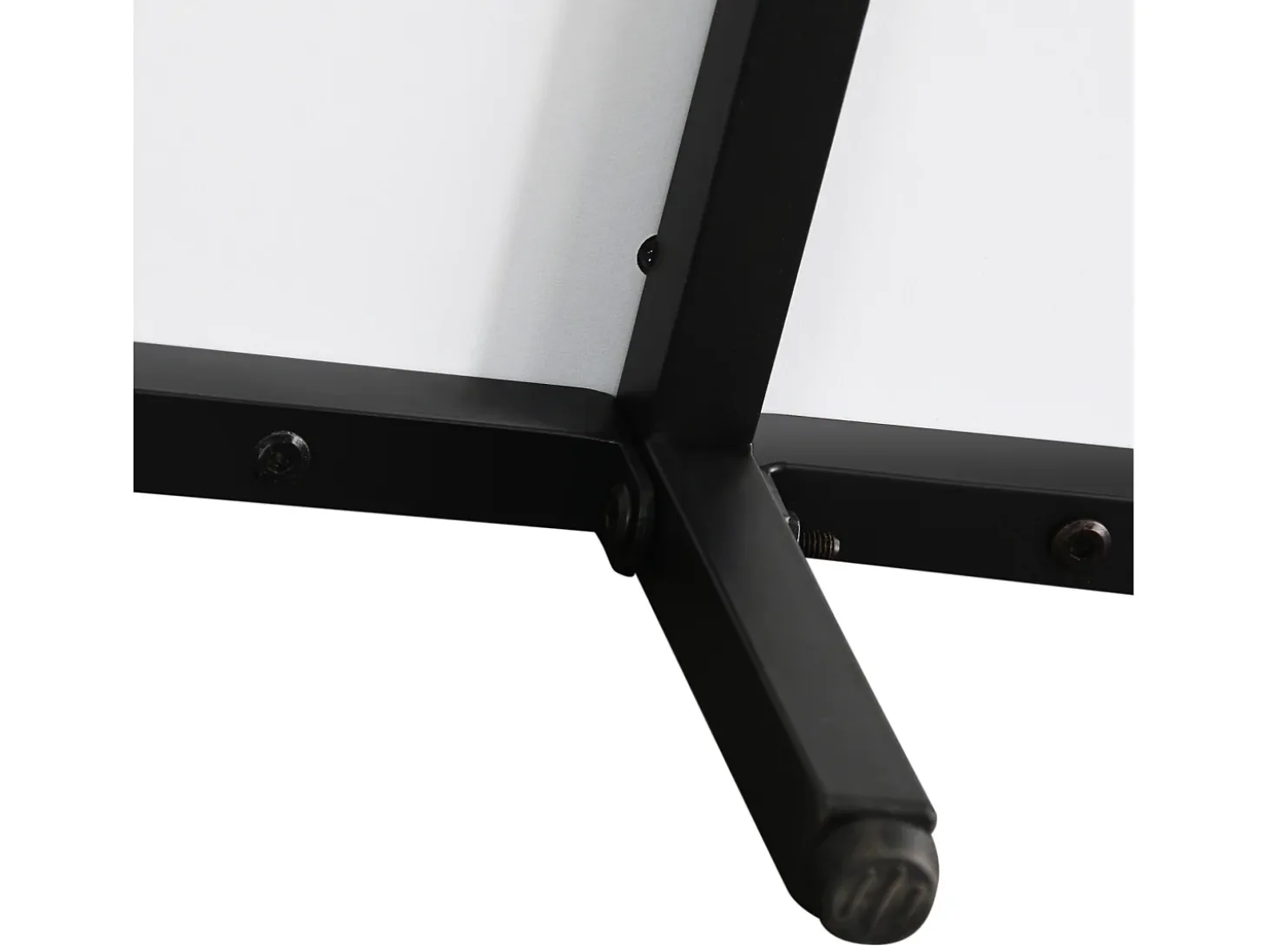 Mueble TV con 2 cajones y 2 puertas - patas de metal - color blanco y madera
