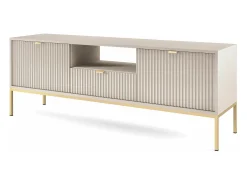 Mueble TV con cajón y estructura dorada – Cachemir – 154 cm – VELLORE