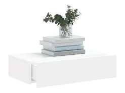 Mueble TV con luces LED blanco 60x35x15,5 cm YOE99253