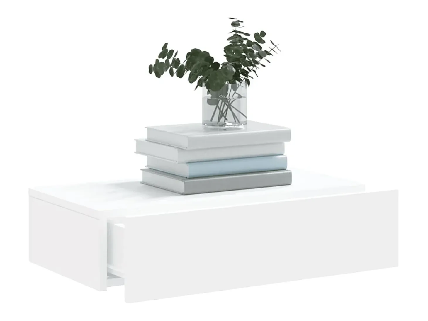 Mueble TV con luces LED blanco 60x35x15,5 cm YOE99253