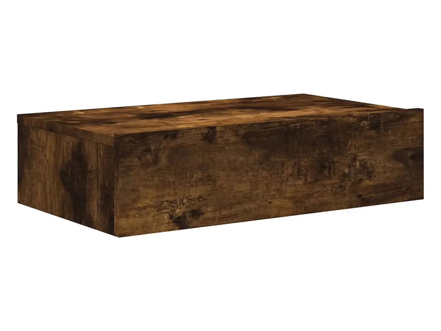 Mueble TV con luces LED roble ahumado 60x35x15,5 cm YOE34775