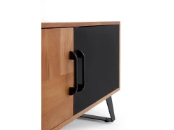 Mueble tv de madera maciza de acacia reciclada