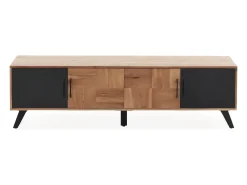 Mueble tv de madera maciza de acacia reciclada