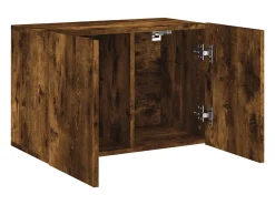 Mueble TV de pared roble ahumado 60x30x41 cm ES15747