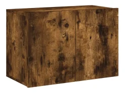 Mueble TV de pared roble ahumado 60x30x41 cm ES15747