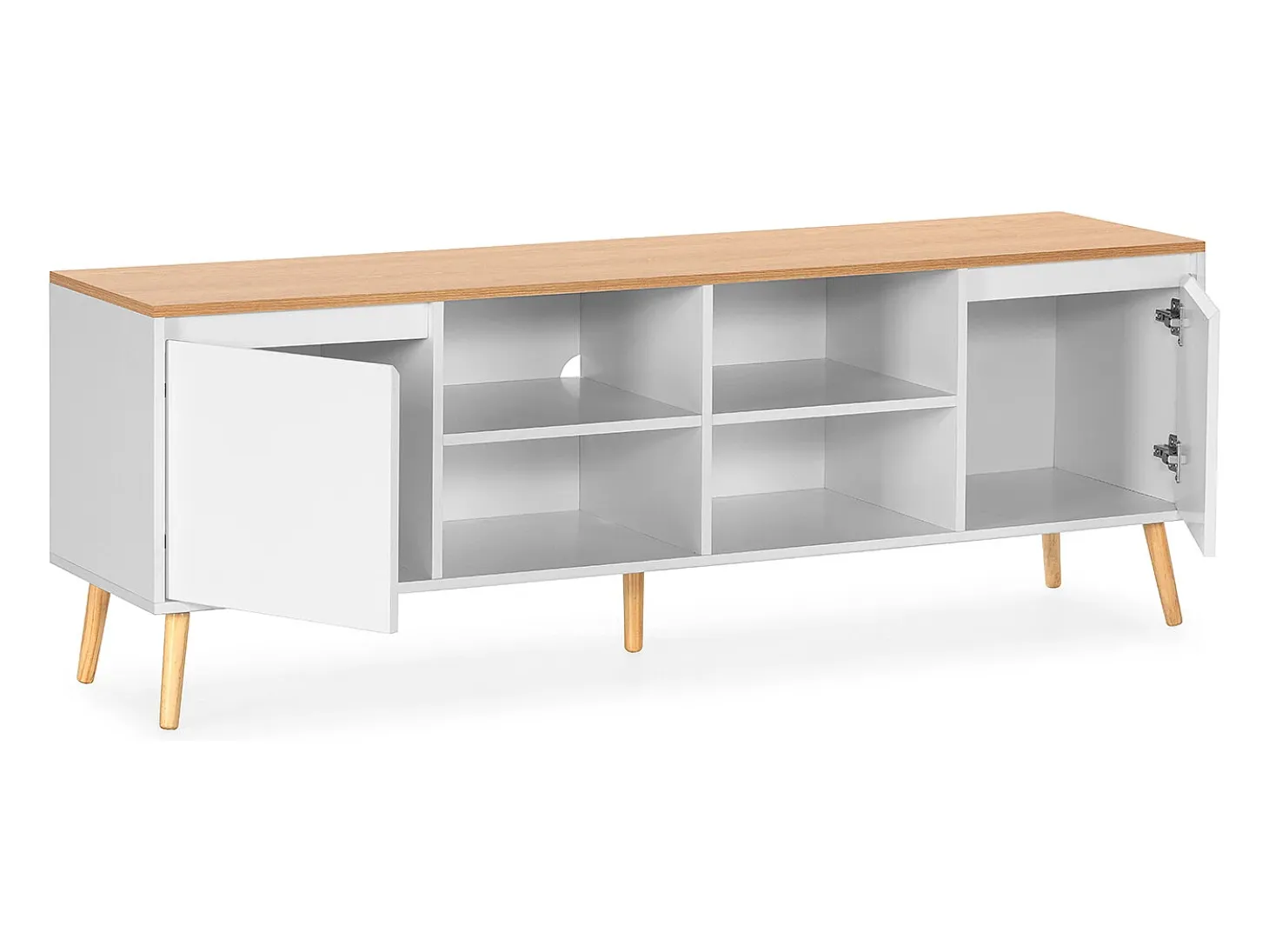 Mueble Tv Desi 2 puertas color Blanco