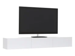 Mueble TV haaus Elba, Blanco, 180 x 30 x 25 cm