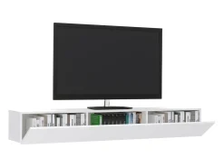 Mueble TV haaus Elba, Blanco, 180 x 30 x 25 cm