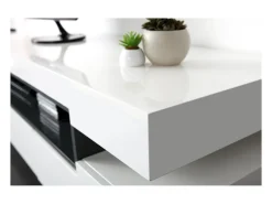 Mueble TV lacado blanco LIVO