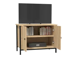 Mueble TV madera contrachapada roble Sonoma 60x35x45 cm YOE14223