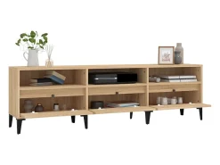 Mueble TV madera contrachapada roble Sonoma 150x30x44,5 cm YOE46946