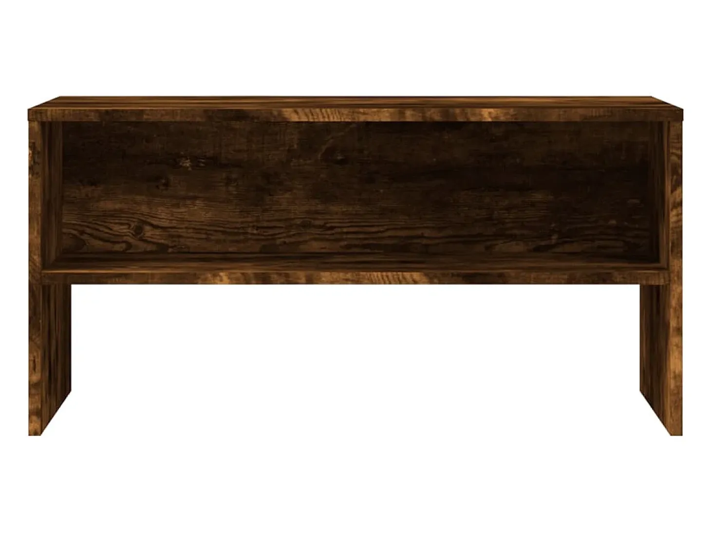 Mueble TV madera de ingeniería roble ahumado 80x40x40 cm YOE44796
