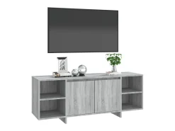 Mueble TV madera de ingeniería gris Sonoma 130x35x50 cm YOE51212