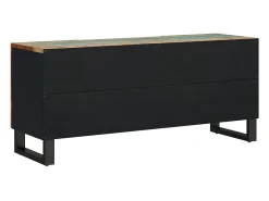Mueble TV madera reciclada y madera contrachapada 105x33,5x46cm