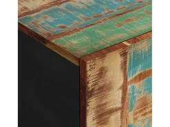 Mueble TV madera reciclada y madera contrachapada 105x33,5x46cm