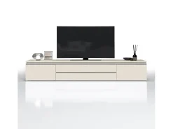 Mueble TV MAGIC con 2 puertas y 2 cajones color cachemira 240x40x40 cm