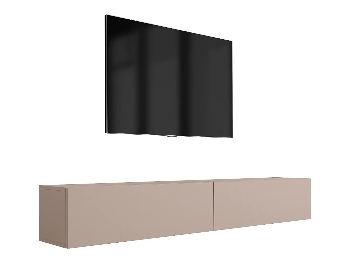 Mueble TV: Marrón Caramelo, 200 (2 x 100) x 34 x 32 cm