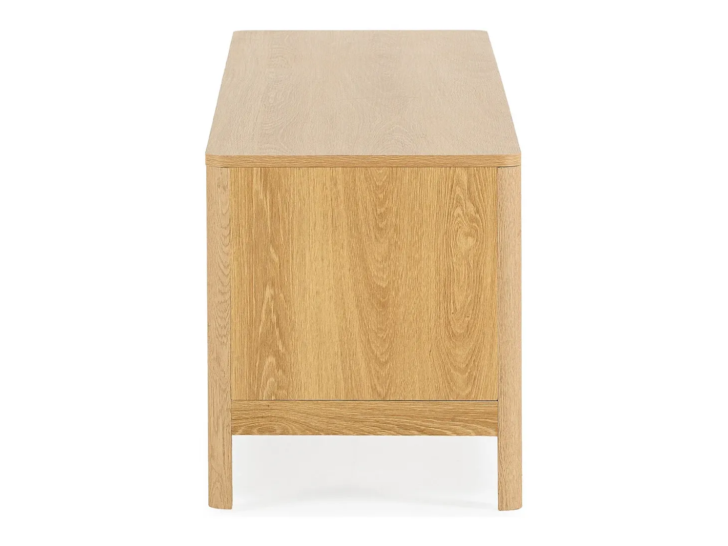 Mueble Tv Nassau 2 puertas efecto Roble/Verde