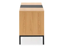 Mueble Tv Nieve 2 puertas 1 cajón Roble