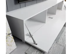 Mueble TV para Salón comedor en Blanco 180x40x30cm Aitana M2
