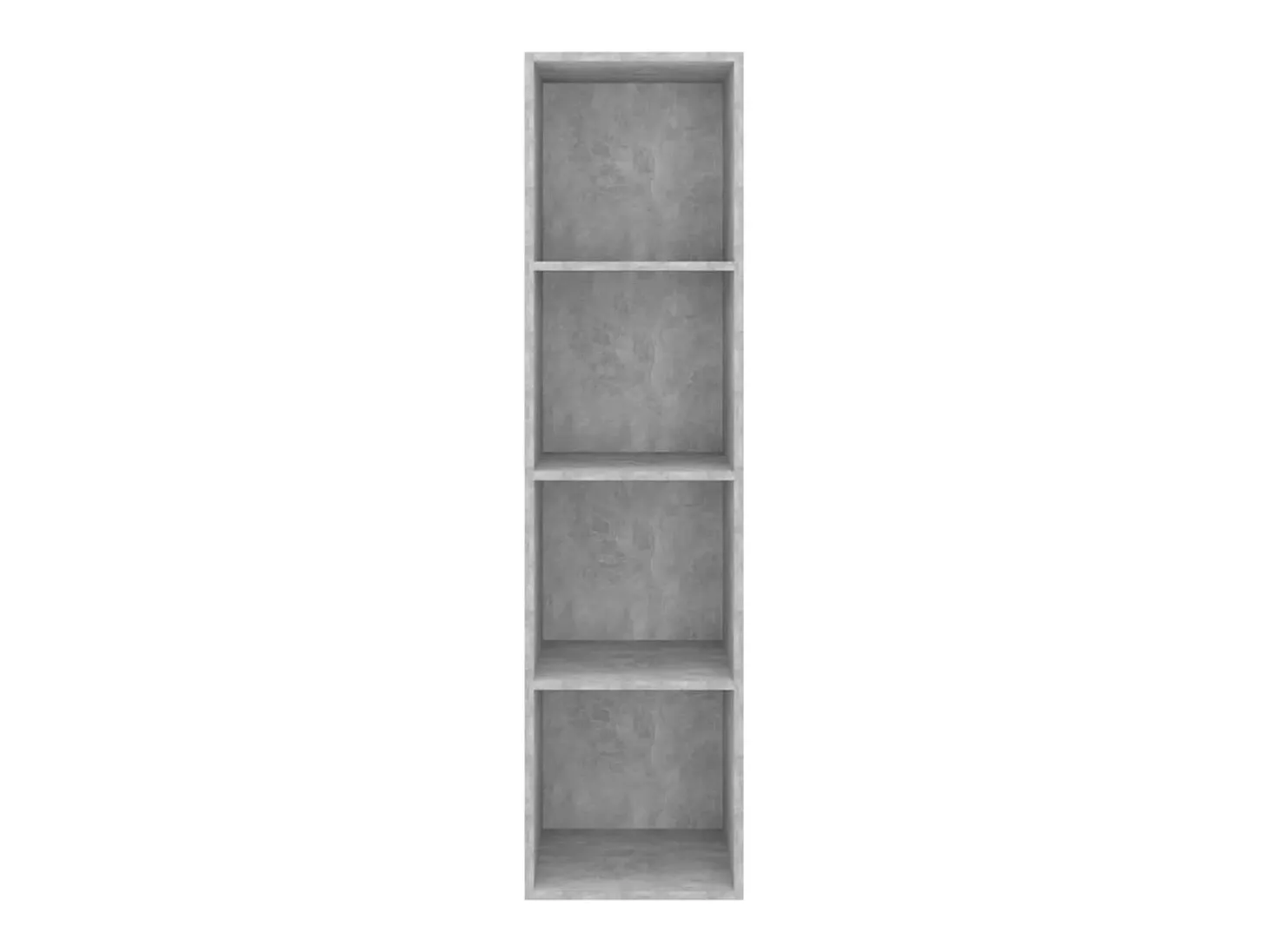 Mueble TV pared madera contrachapada hormigón 37x37x142,5 cm ES69673