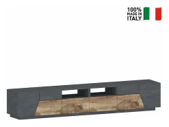 Mueble TV salón cocina 260x43cm diseño moderno More Report